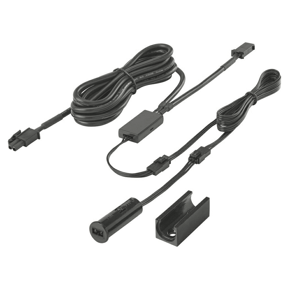 60W/96W Round Single Door Sensor, 1-7/16", Black