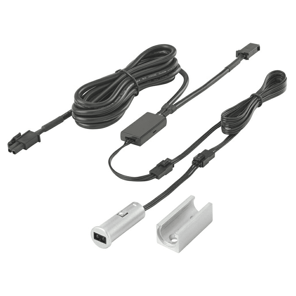 60W/96W Round Single Door Sensor, 1-7/16", Nickel