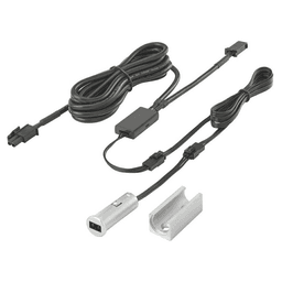 60W/96W Round Single Door Sensor, 1-7/16", Nickel