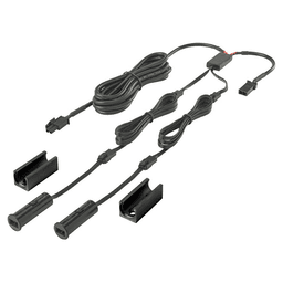 60W/96W Round Double Door Sensor, 1-7/16", Black