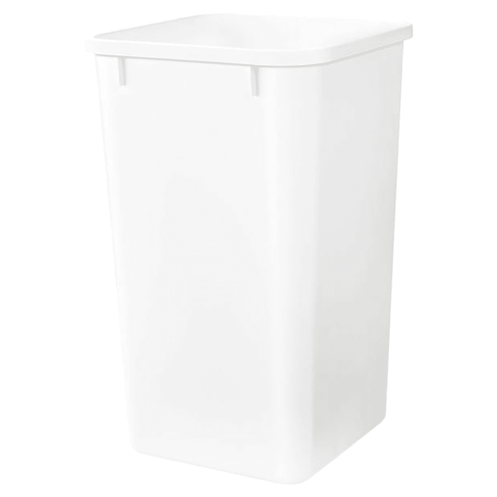 Single 27 QT Replacement Waste Container, White