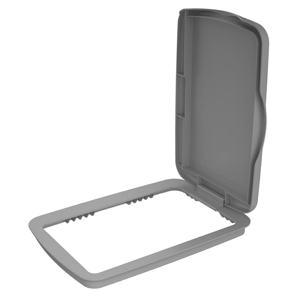 RV-LID Polymar Lid for 32 QT Waste Container, Gray