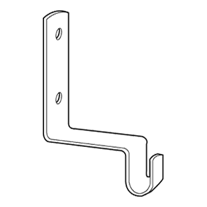 Wall Hanger, Chrome Finish