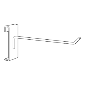 8" Hook, Chrome Finish