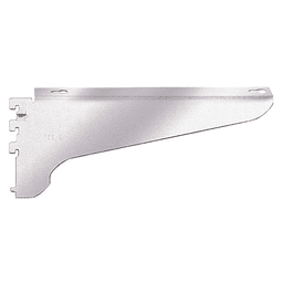 24" RV81 Heavy-Duty Right Hand Wood Shelf Bracket, Satin Zinc Finish