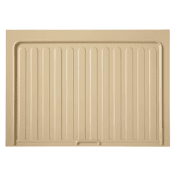 40-1/2" Polystyrene Sink Base Drip Tray, Almond