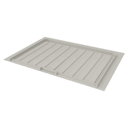 25-1/2" - 28-1/2" Flexible Vanity Drip Tray, Matte Gray