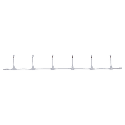 6-Way Snap Curtain Starter Lead, 21-3/8"