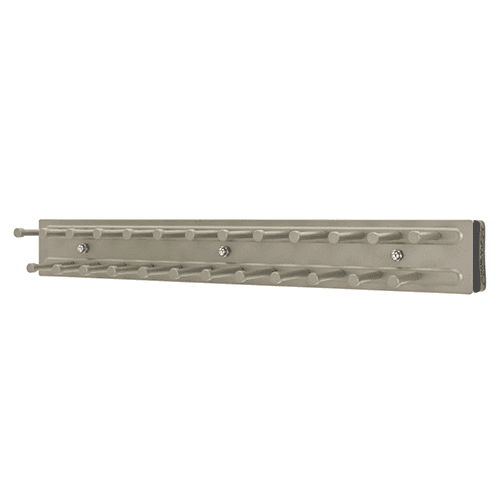 14" Pull-Out Tie Rack, Satin Nickel Finish