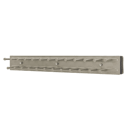 14" Pull-Out Tie Rack, Satin Nickel Finish