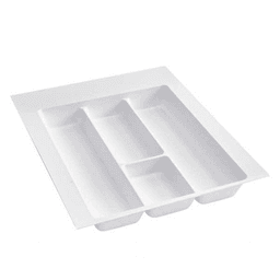 17-1/2" Utility Tray Drawer Insert, White (52/Box)