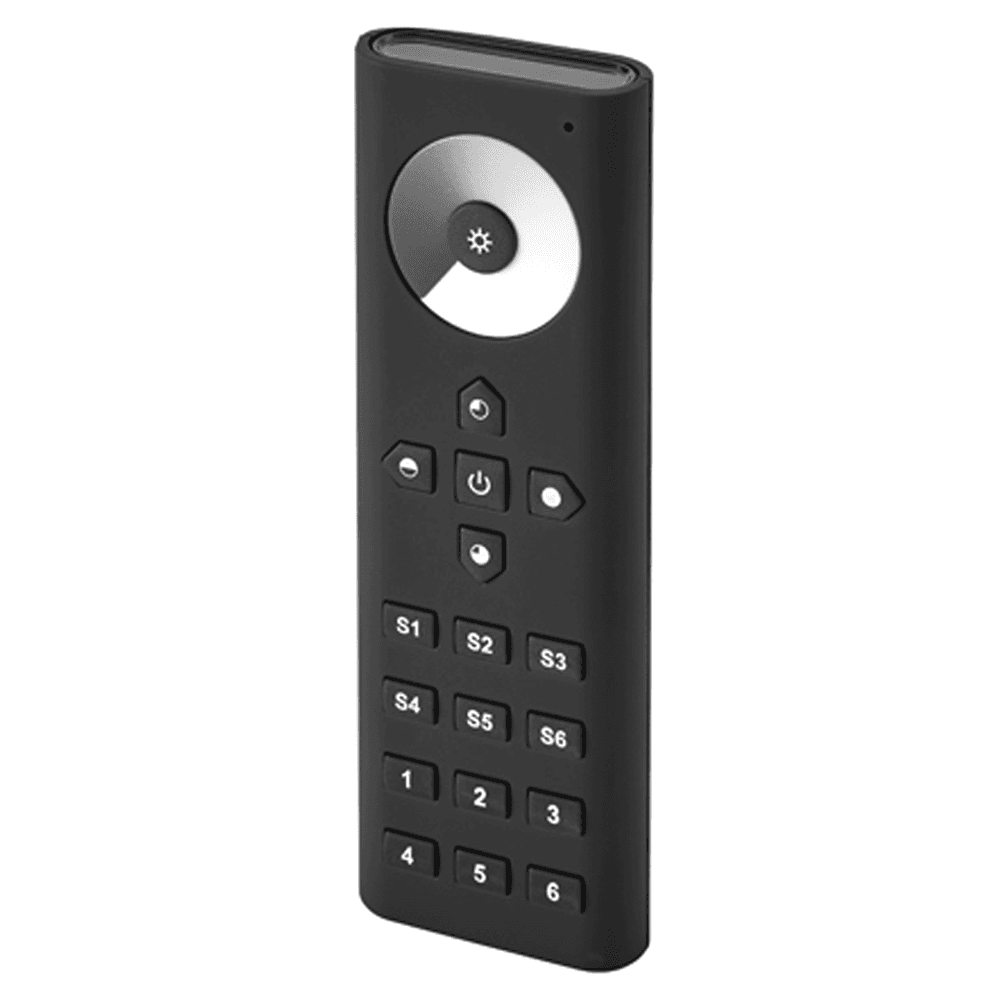 6-Zone Remote Control, 5-1/2", Black