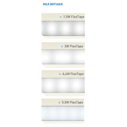 Infinex Plastic Diffuser, 72", Milk