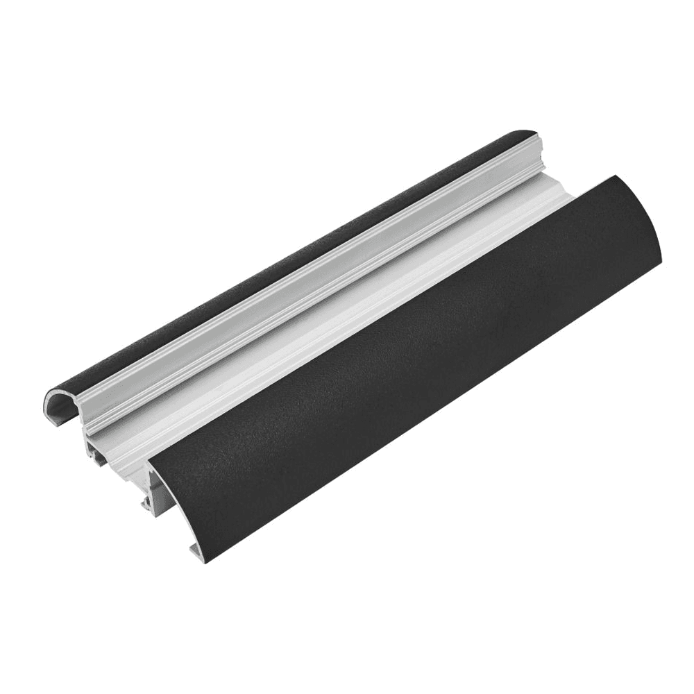 Infinex Aluminum Curve Extrusion, 72", Black