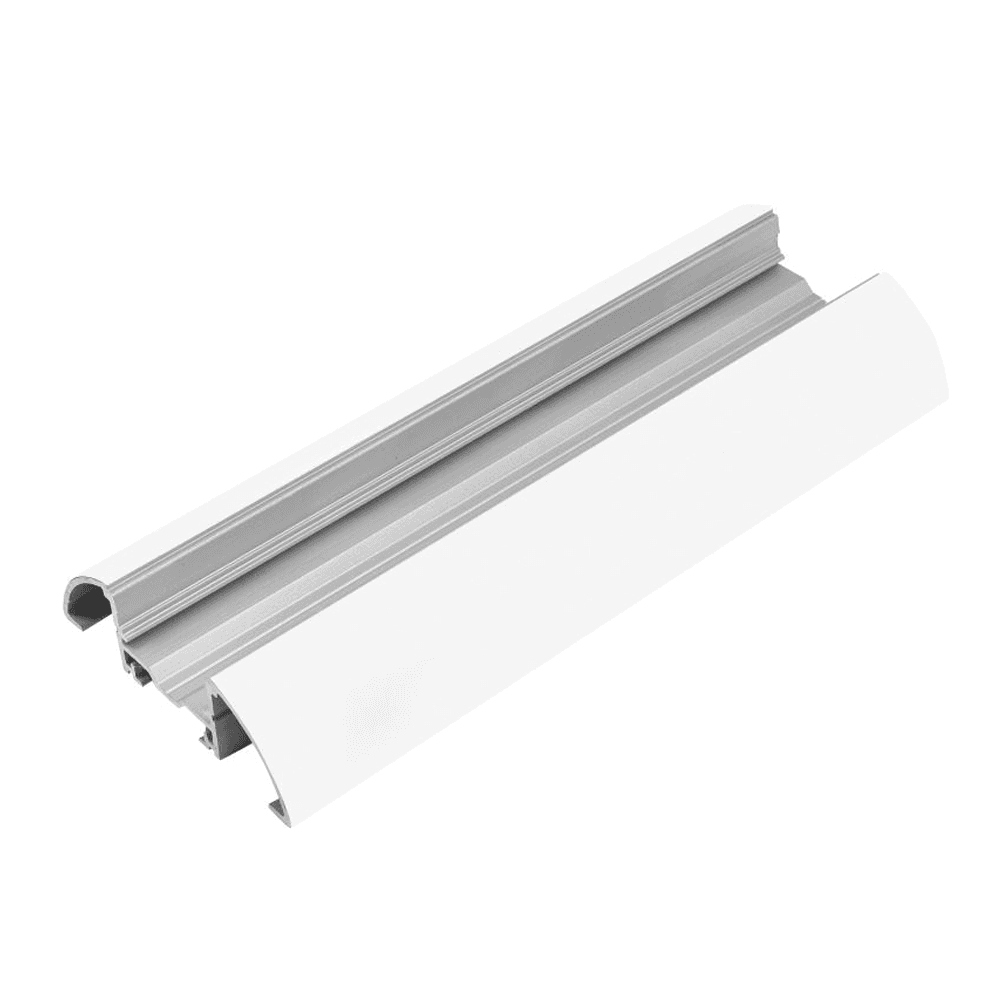 Infinex Aluminum Curve Extrusion, 72", White