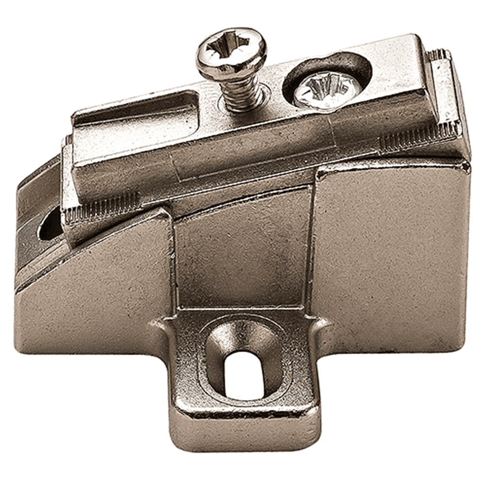 Series 200 Wedge Mounting Plate, Nickel-Plated, Screw-On, 2mm