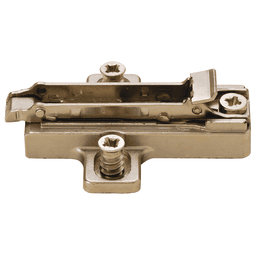 Wing Mounting Plate with Euro Screw, Nickel-Plated, 27mm