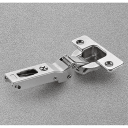 Series 200 -30° Angled Corner 120° Opening Hinge, Self-Closing, Overlay, Nickel-Plated, Logica