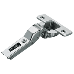 Series 200 120° Opening Euro Face Frame Hinge, Free-Swing, Half Overlay, Screw-On
