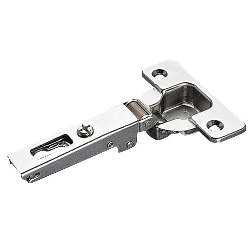 Series 200 94° Opening Hinge, Self-Closing, Full Overlay, Nickel-Plated, Screw-On