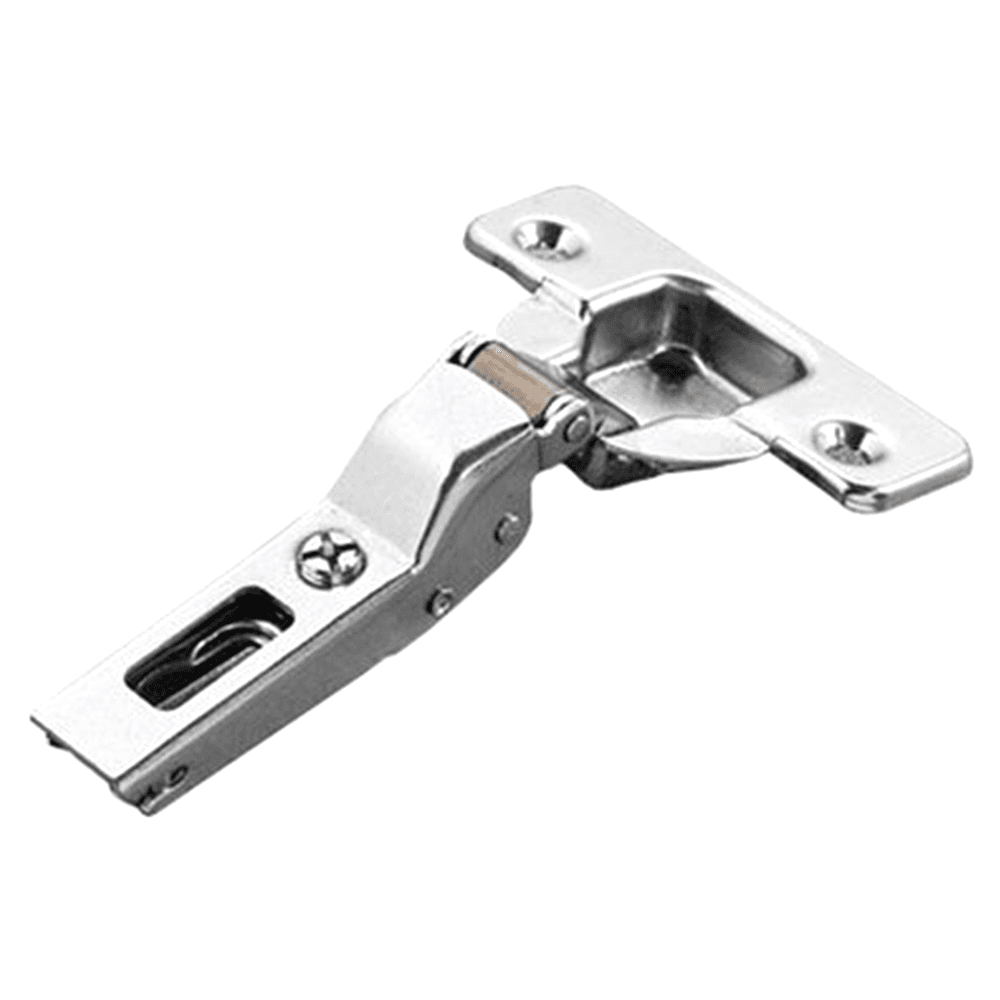 Series 200 110° Opening Hinge, 45mm Bore Pattern, Free-Swinging, Half Overlay, Nickel-Plated, Dowelled