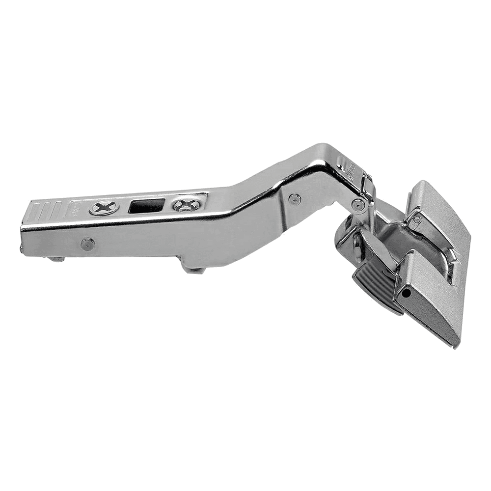 Series 700 +45° Angled Corner 110° Opening Hinge, Silentia+ Soft-Closing, Overlay, Nickel-Plated, Dowelled