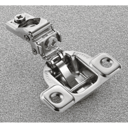 Excentra S 106° Opening Wrap-Around Face Frame Hinge, 45mm Boring Pattern, Self-Closing, 1-1/8" Overlay, Screw-On