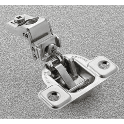 Excentra S 106° Opening Wrap-Around Face Frame Hinge, 45mm Boring Pattern, Self-Closing, 1-5/16" Overlay, Screw-On