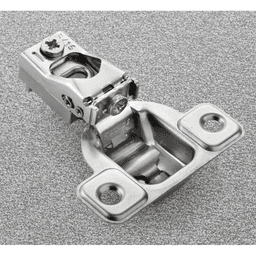 Excentra S 106° Opening Wrap-Around Face Frame Hinge, 45mm Boring Pattern, Self-Closing, 5/16" Overlay, Screw-On