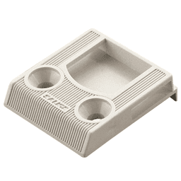 Surface Mount Retaining Catch with Lip, Beige