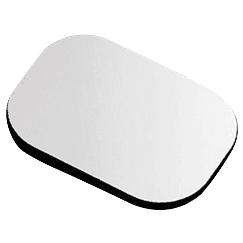 Retaining Catch with Adhesive Strip, Nickel-Plated
