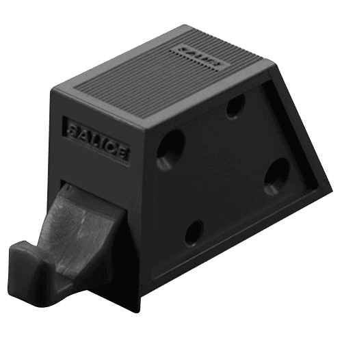Push Latch with Lip, Black