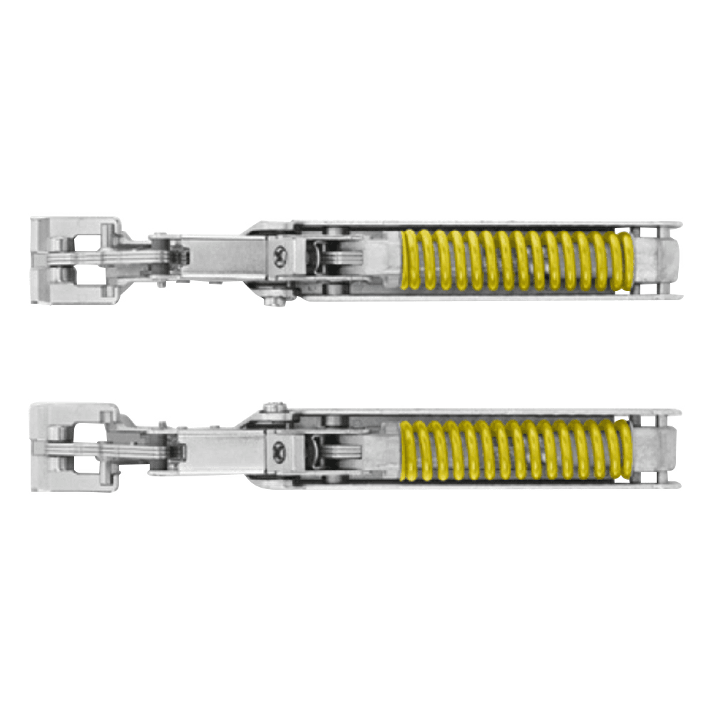 I" Wind Lift System with Soft-Closing, Double Yellow Spring