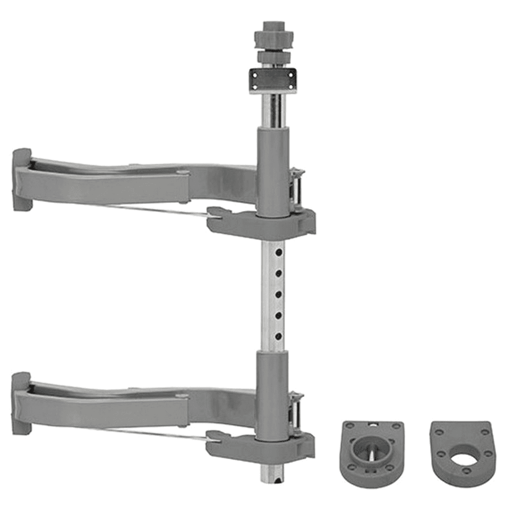 Left-Hand Fly Moon Standard Mechanism for 21" Cabinet Opening, Gray
