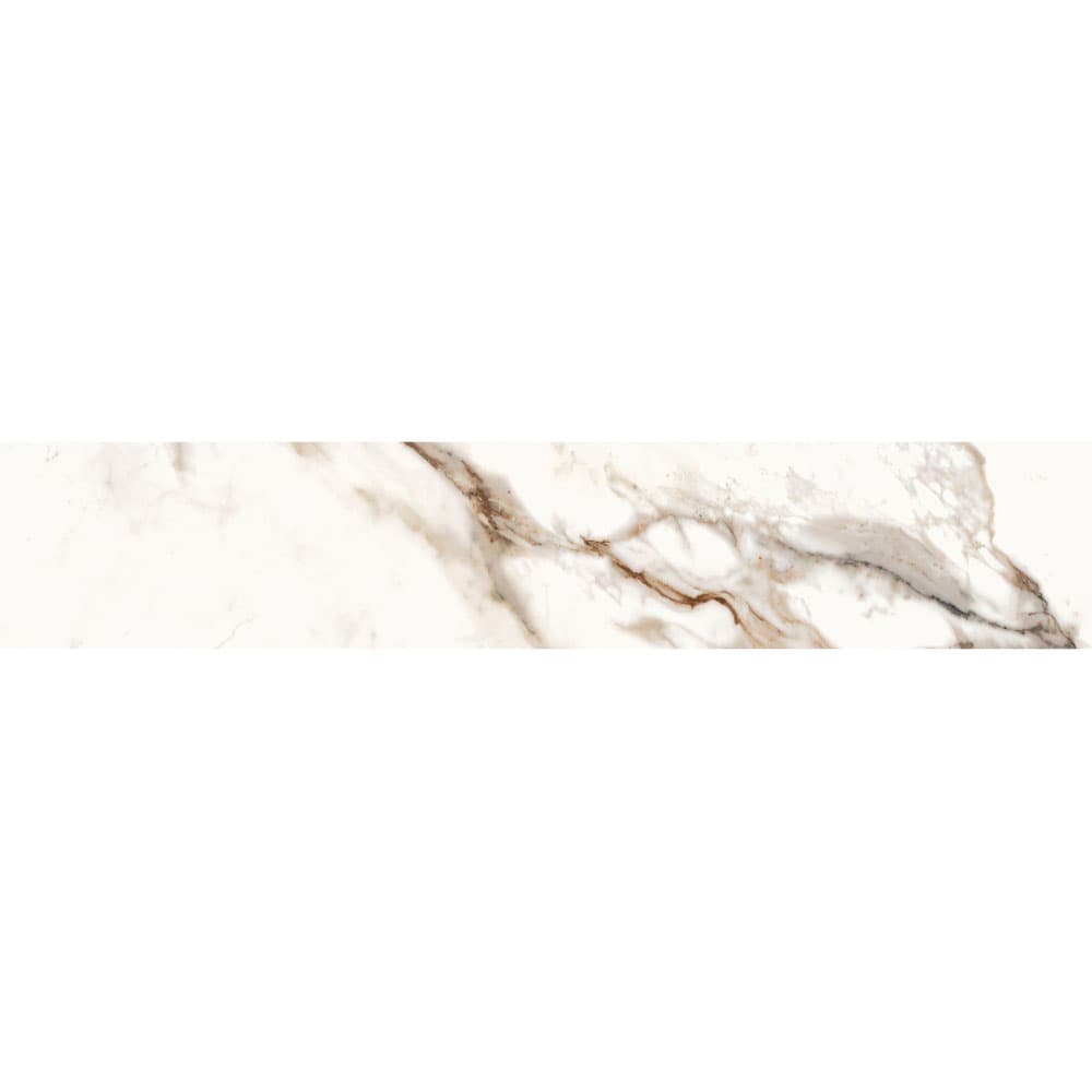 SALT Saviola ABS Edgebanding, Color GSA83 Calacatta, 65mm x 54', 1 mm Thick, Blunt Finish