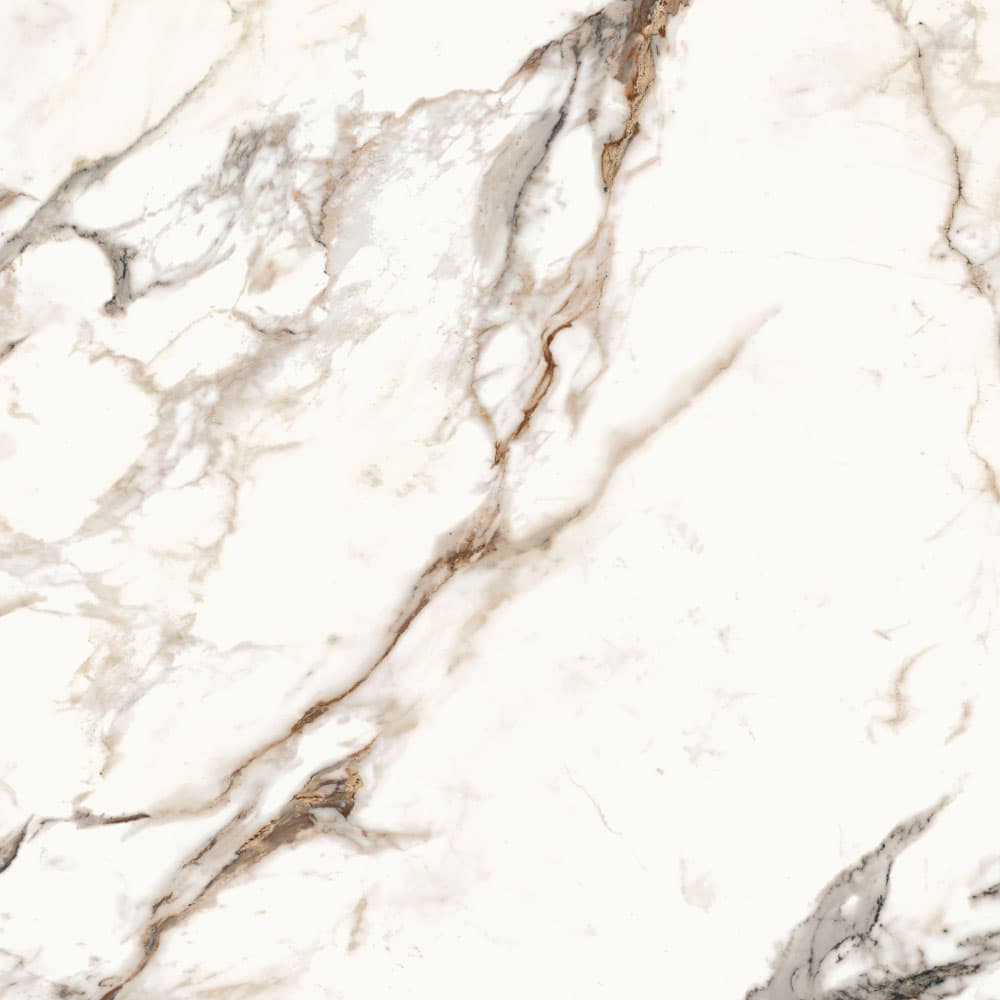 SALT Saviola 2-Sided Decorative Panel, Color GSA83 Calacatta, 83-5/16" x 110-1/4", 8 mm Thick, Blunt Finish