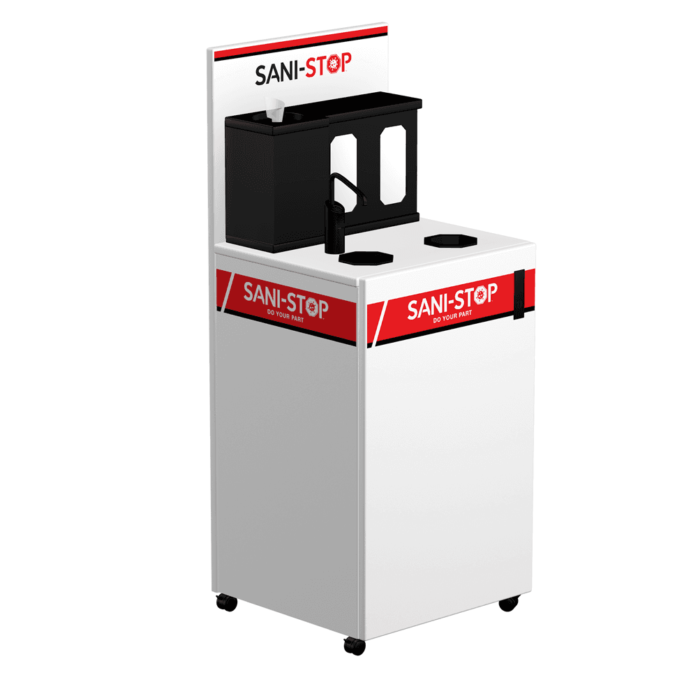 SOLO Touch Free By SaniStop - Multi-Use Sanitation Station