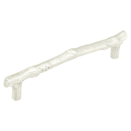 6" Mountain Cabinet Pull, Antique Silver