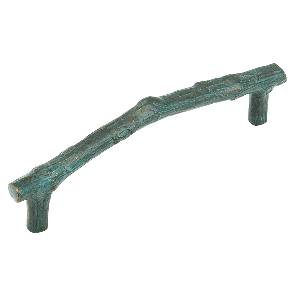 6" Mountain Cabinet Pull, Verde Imperiale