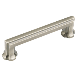 4" Empire Cabinet Pull, Antique Nickel