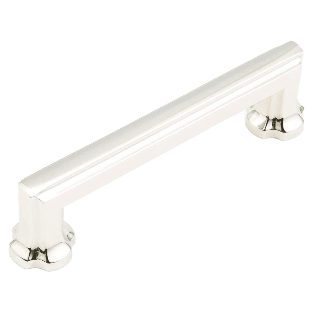 4" Empire Cabinet Pull, Polished Nickel