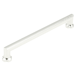 8" Empire Cabinet Pull, Polished Nickel