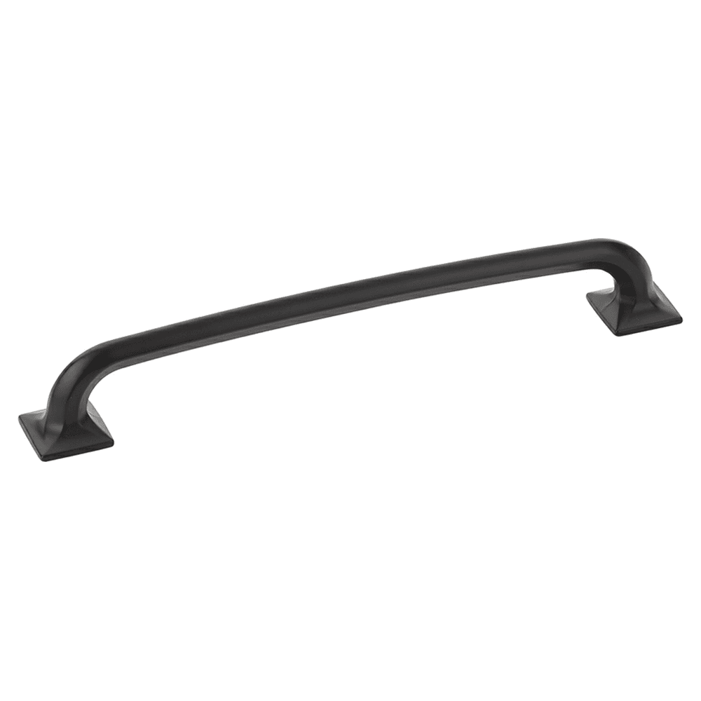 8" Northport Transitional Cabinet Pull, Matte Black