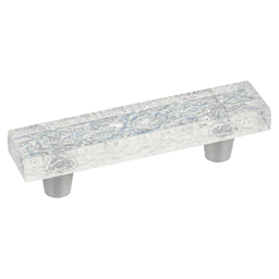 3" Ice Cabinet Pull, Clear Pearl