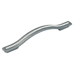 5-1/16" x 6-5/16" Skyevale Contemporary Cabinet Pull, Milano Silver