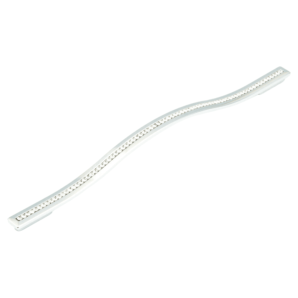 288/320mm Skyevale Contemporary Cabinet Pull, Polished Chrome
