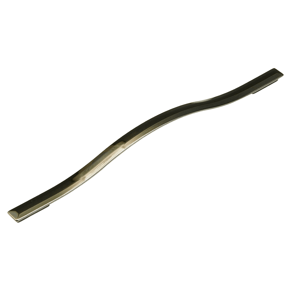 288/320mm Skyevale Cabinet Pull, Black Chrome