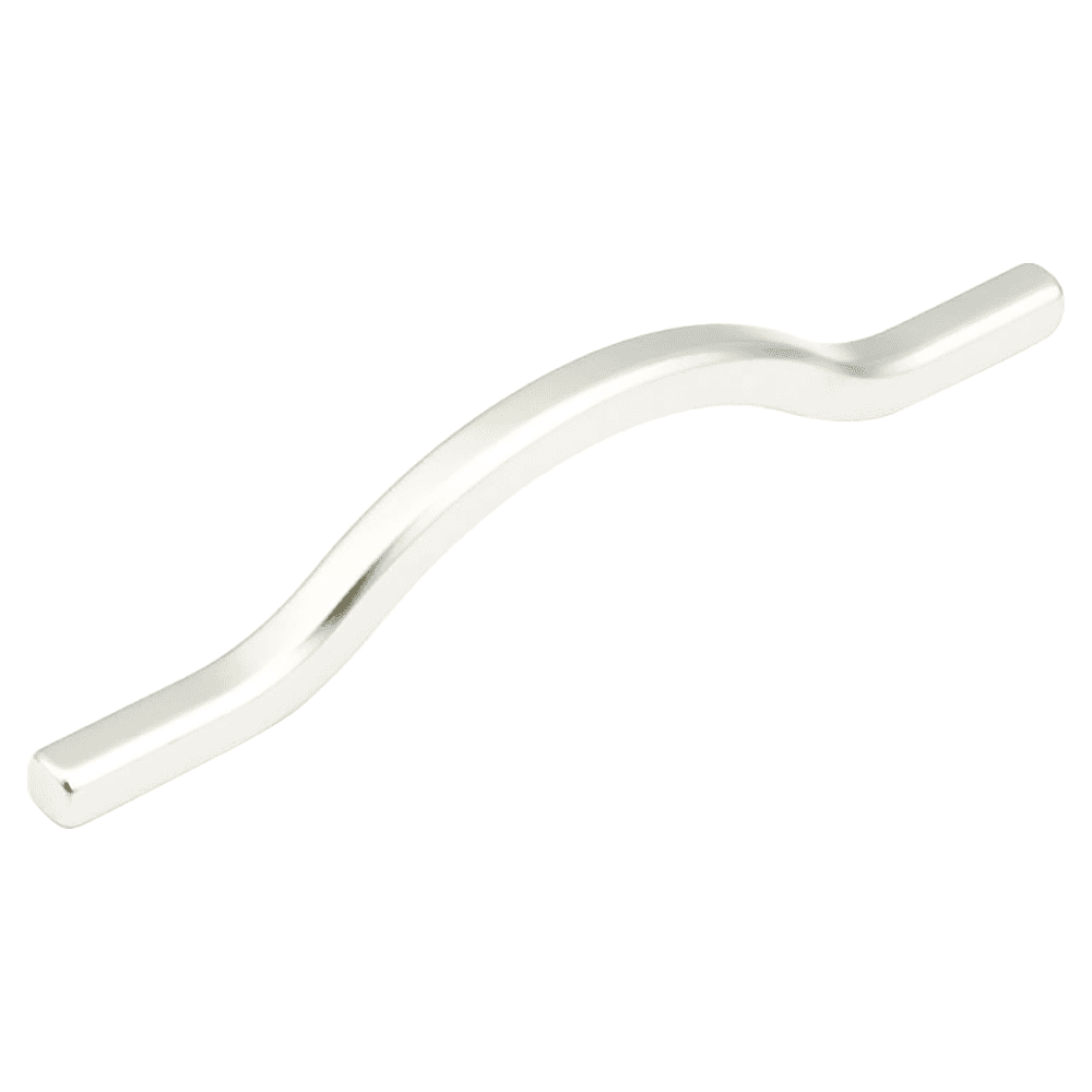 3-3/4" x 5-1/16" Sorrento Contemporary Cabinet Pull, Satin Nickel