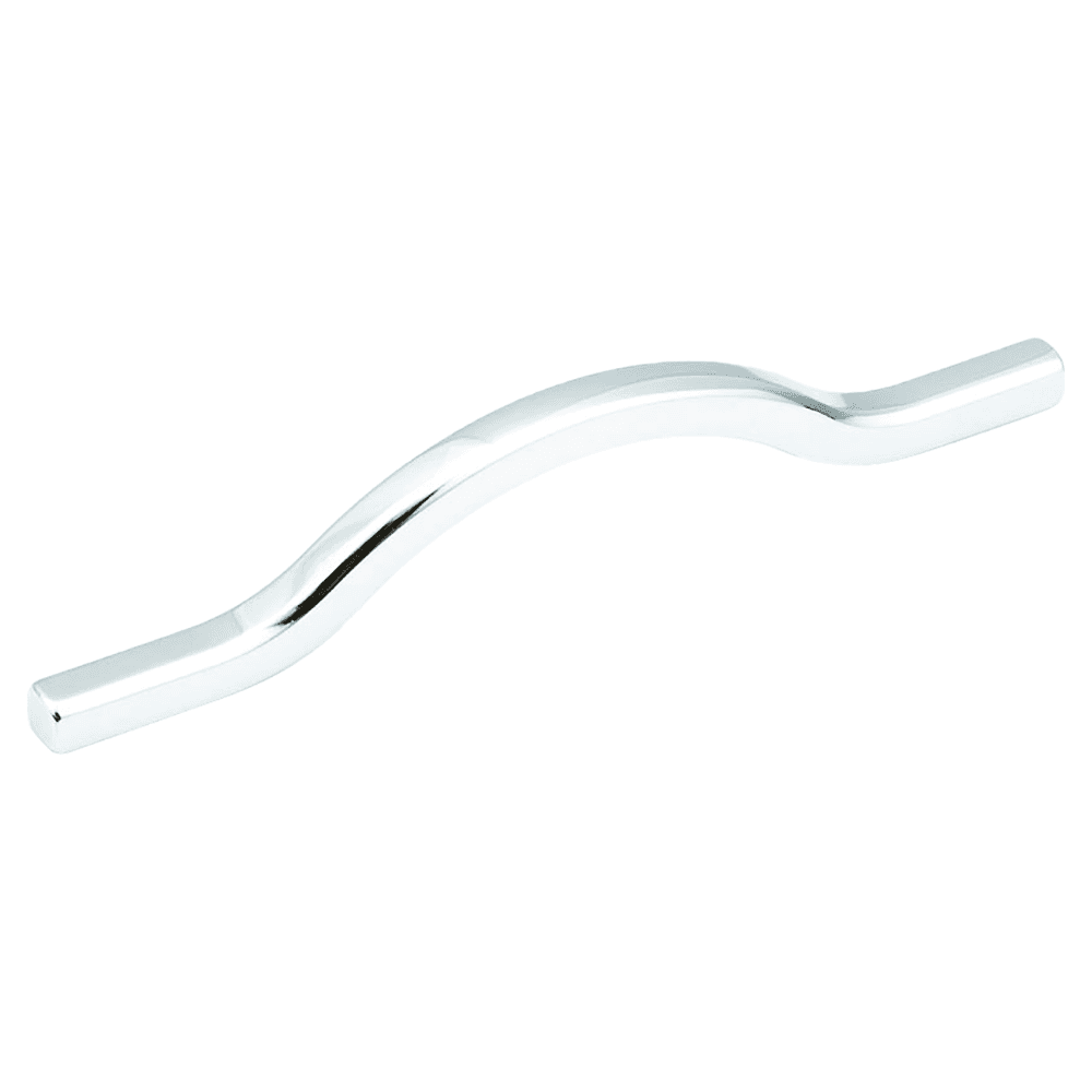3-3/4" x 5-1/16" Sorrento Contemporary Cabinet Pull, Polished Chrome