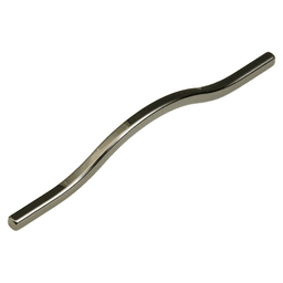 6-5/16" x 7-9/16" Sorrento Contemporary Cabinet Pull, Black Chrome